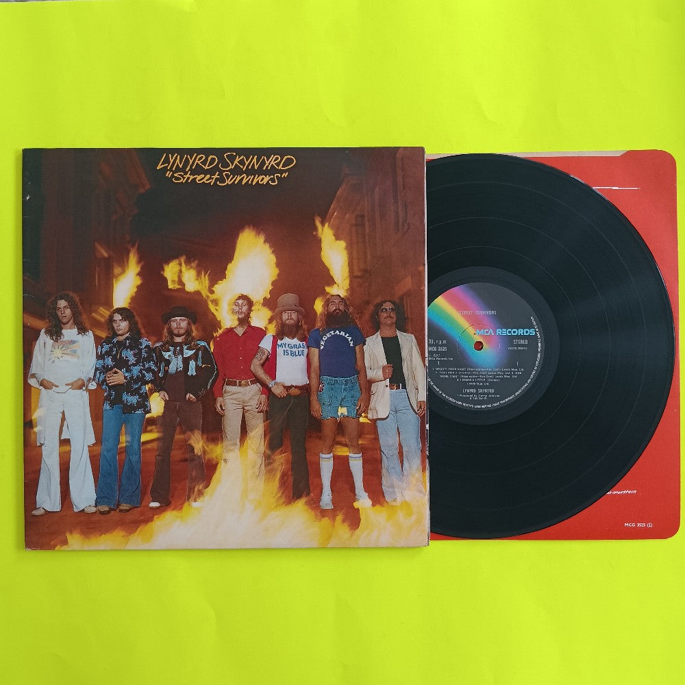Lynyrd Skynyrd - Street Survivor UK Flame - 1977 - MCG 3525 - Used - EX - Vinyl