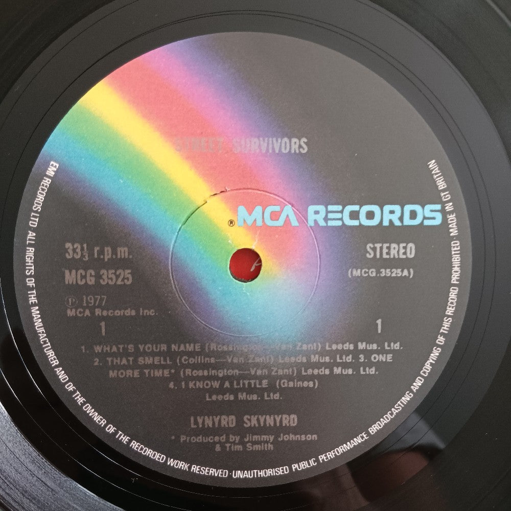 Lynyrd Skynyrd - Street Survivor UK Flame - 1977 - MCG 3525 - Used - EX - Vinyl