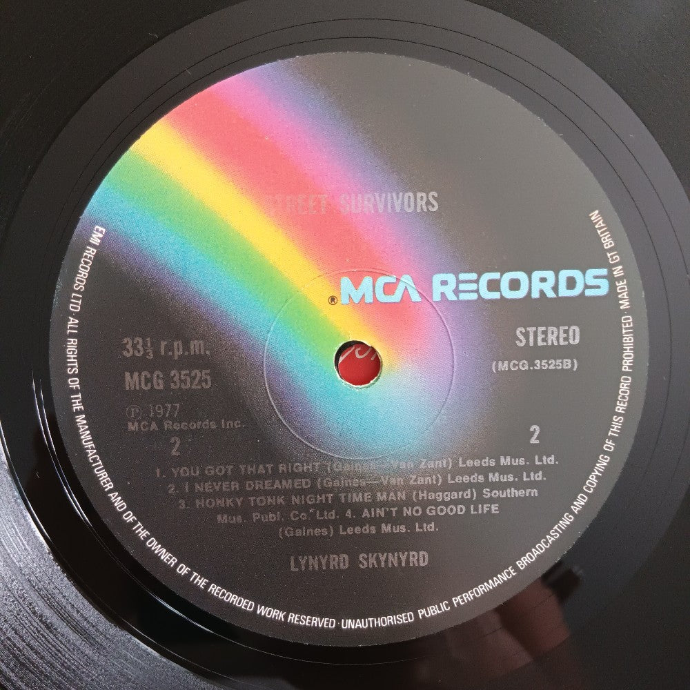 Lynyrd Skynyrd - Street Survivor UK Flame - 1977 - MCG 3525 - Used - EX - Vinyl