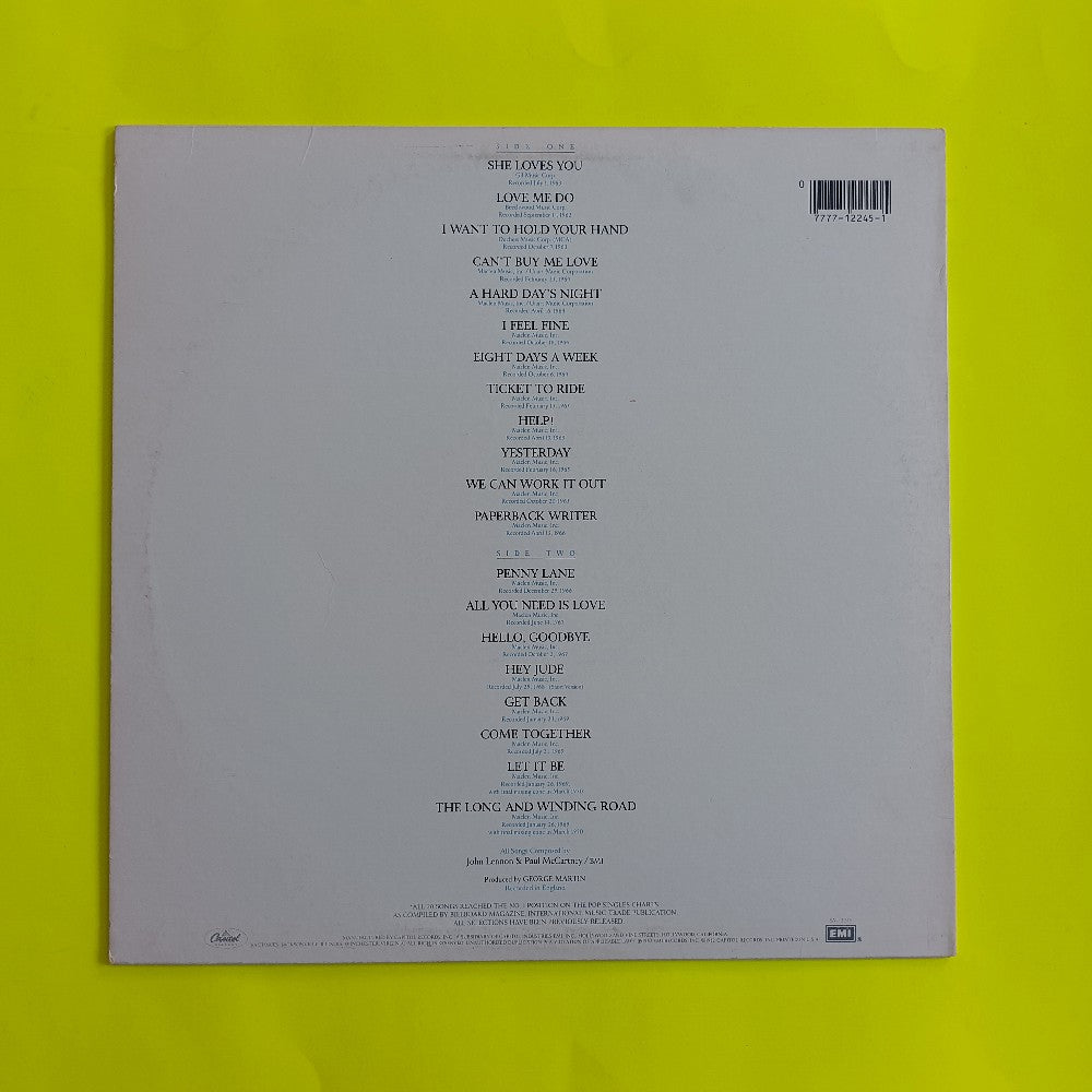 The Beatles - 20 Greatest Hits OG Misprint - 1982 - SV-12245 - Used - VG++ - Vinyl