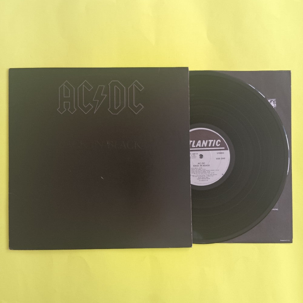 AC/DC - Back In Black / RL Embossed Grey Text - 1980 - SD 16018 - Used - VG++ - Vinyl