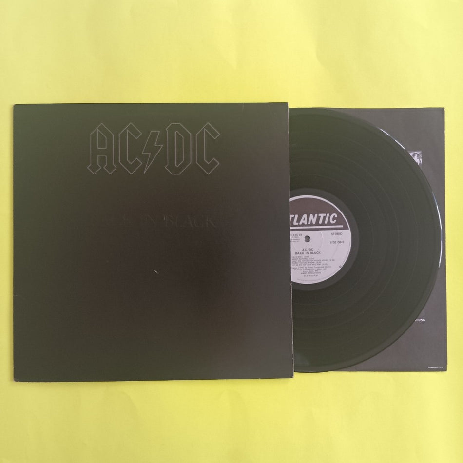 AC/DC - Back In Black / RL Embossed Grey Text - 1980 - SD 16018 - Used - VG++ - Vinyl