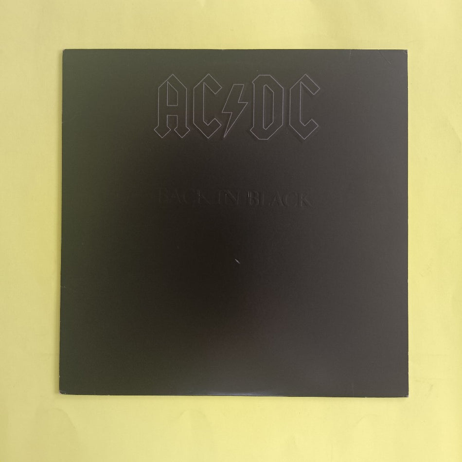 AC/DC - Back In Black / RL Embossed Grey Text - 1980 - SD 16018 - Used - VG++ - Vinyl