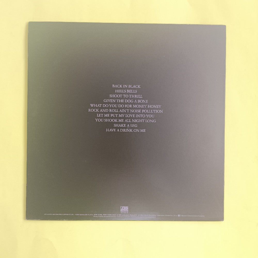 AC/DC - Back In Black / RL Embossed Grey Text - 1980 - SD 16018 - Used - VG++ - Vinyl