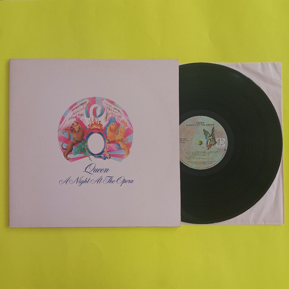 Queen - A Night At The Opera SP Embossed Cover - 1975 - 7E-1053 - Used - VG++ - Vinyl