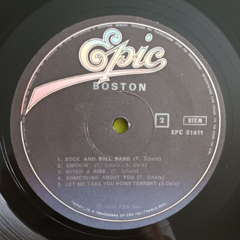 Boston - Self Titled / Greece Import - EPC 81611 - Used - VG++ - Vinyl