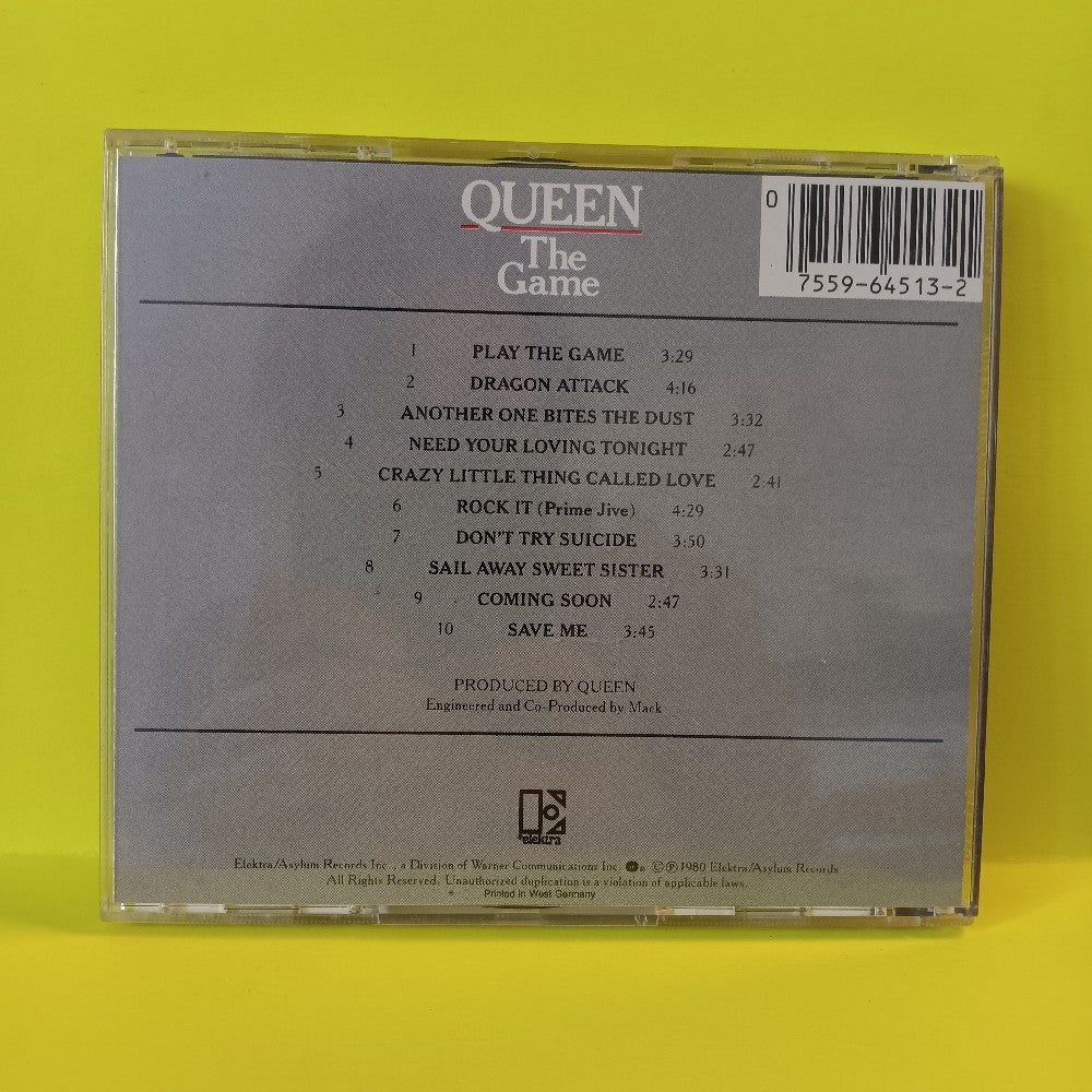 Queen - The Game West Germany Rare Target Edition - 1983 - 64513-2 - Used - VG++ - CDs