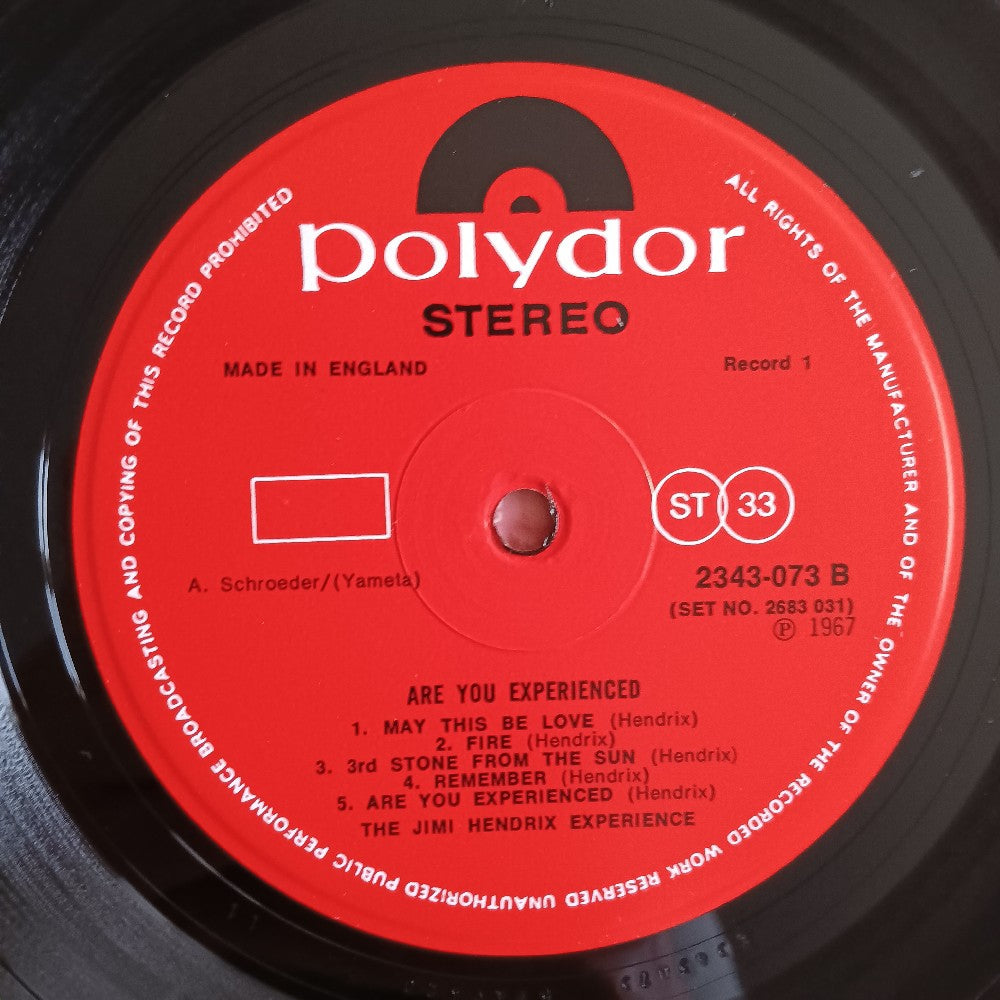 Jimi Hendrix - Are You Experienced / Axis: Bold As Love UK 2LP - 1973 - 2683 031 - Used - EX - Vinyl