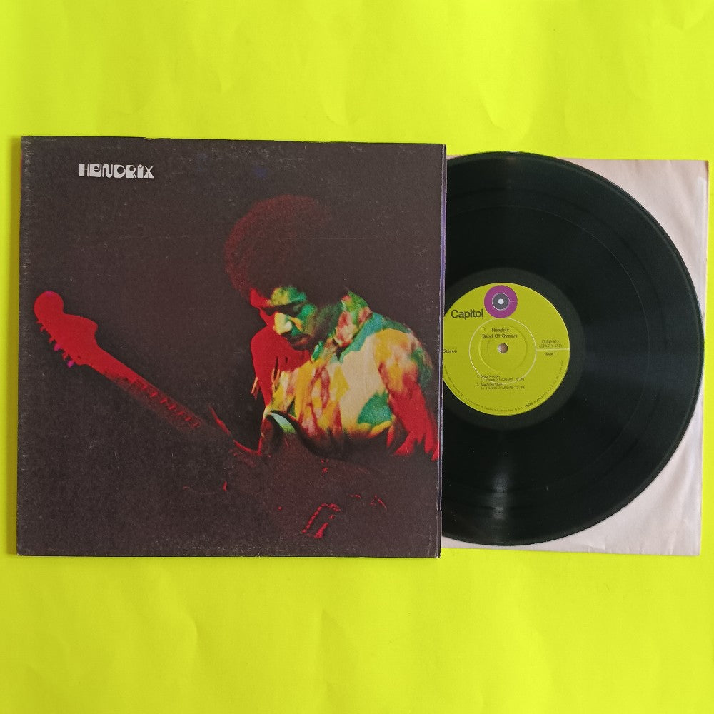 Jimi Hendrix - Band Of Gypsys OG Green Capitol - 1970 - STAO-472 - Used - VG++ - Vinyl
