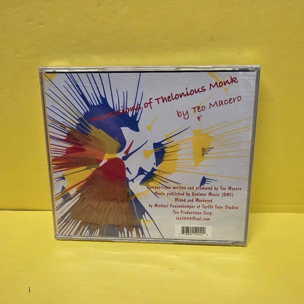 Teo Macero - Impressions Of Thelonious Monk - 2003 - New - Sealed - CDs