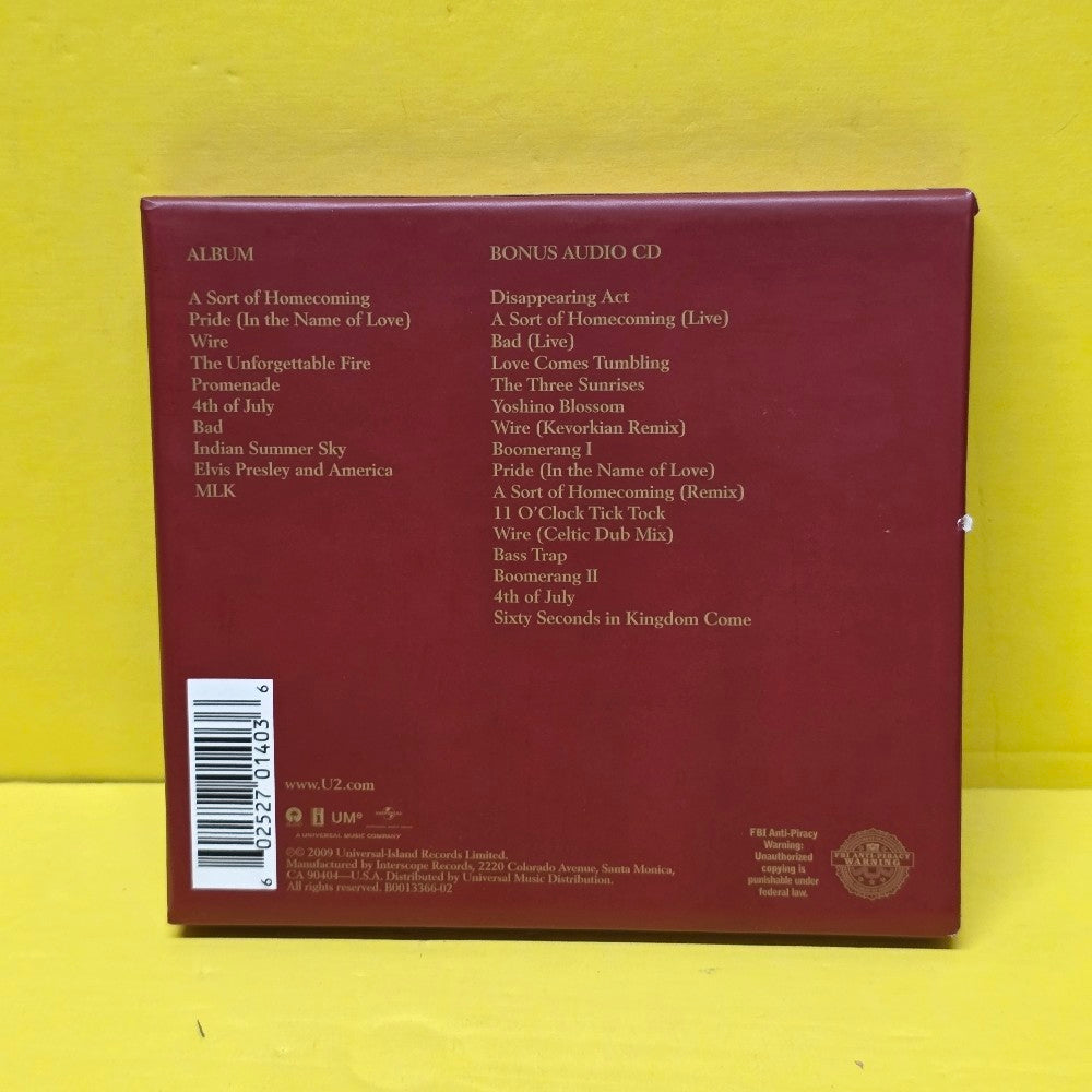 U2 - The Unforgettable Fire - 2009 - B0013366-02 - Used - EX - CDs