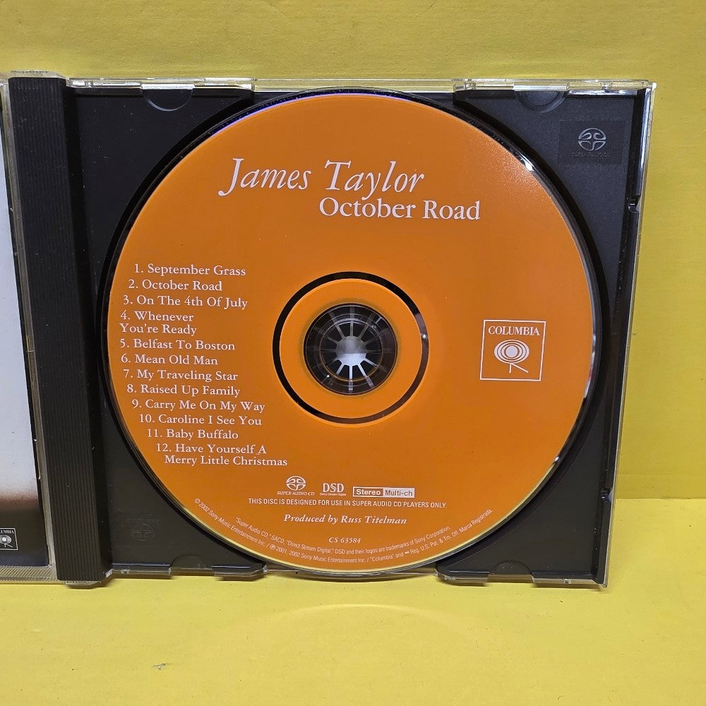 James Taylor  - October Road - 2002 - CS 63584 - Used - EX - CDs