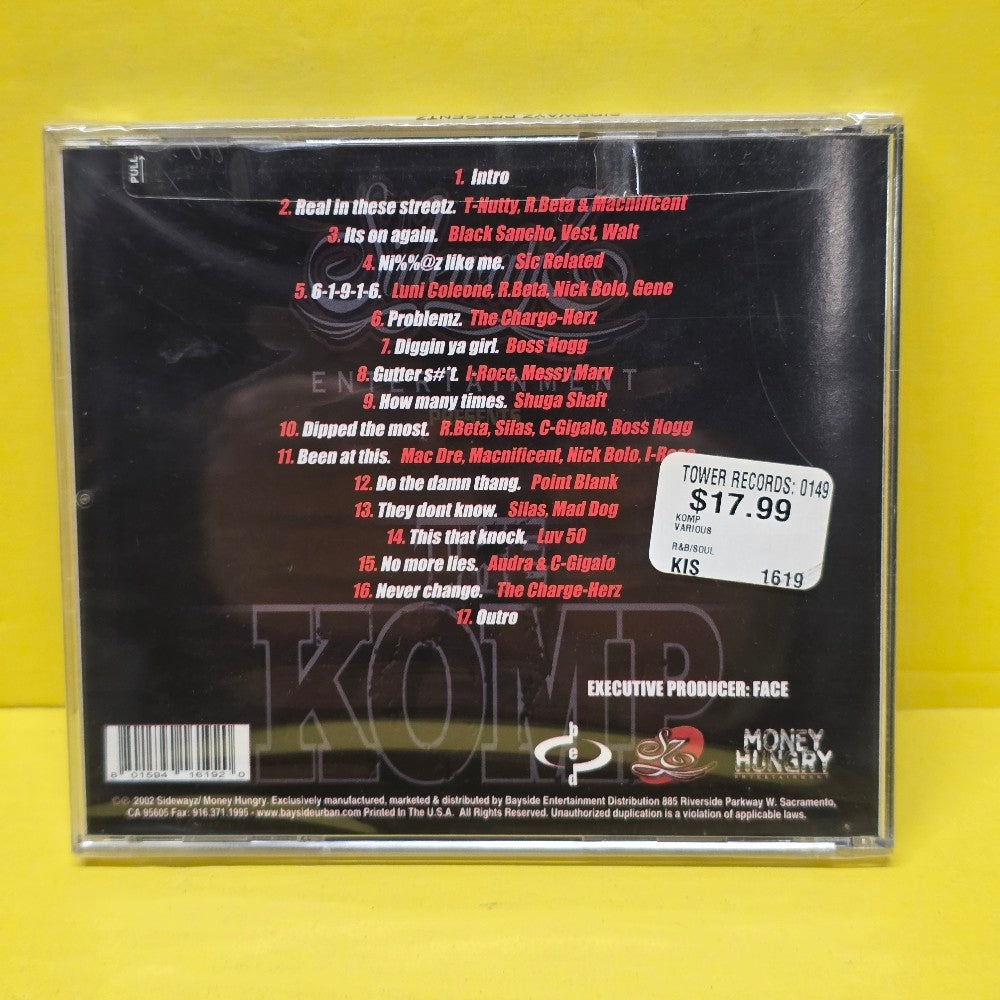 Various - The Komp - 2002 - MHE-1619-2 - New - Sealed - CDs