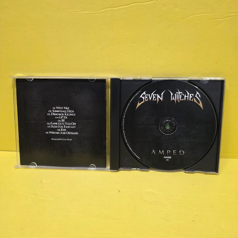 Seven Witches - Amped / Autographed By Alan Tecchio - 2006 - CDL0250CD - Used - VG++ - CDs