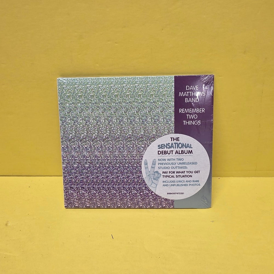 David Matthew Band  - Remember Two Things  / Rare Promo  - 2014 - ORAW 34 S1 - New - Sealed - CDs