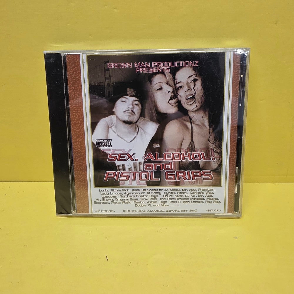 Various - Sex, Alcohol & Pistol Grips  - 2000 - BMP30102 - New - Sealed - CDs