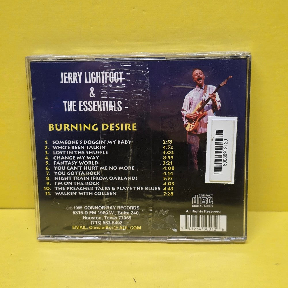 Jerry Lightfoot & The Essentials  - Burning Desire - 1995 - New - Sealed - CDs