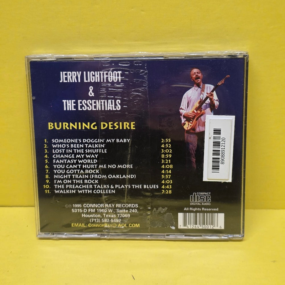 Jerry Lightfoot & The Essentials  - Burning Desire - 1995 - New - Sealed - CDs