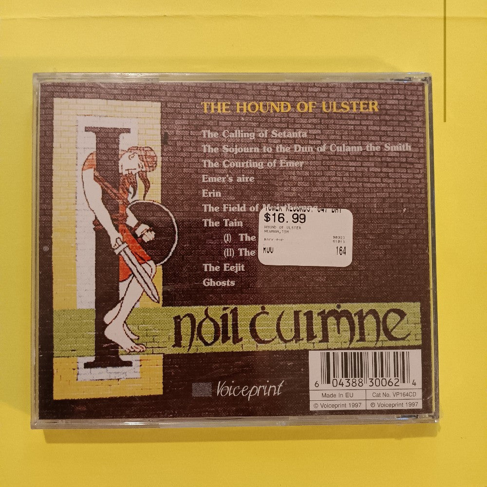 Tom Newman  - The Hound Of Ulster EU - 1997 - VP164CD - New - Sealed - CDs