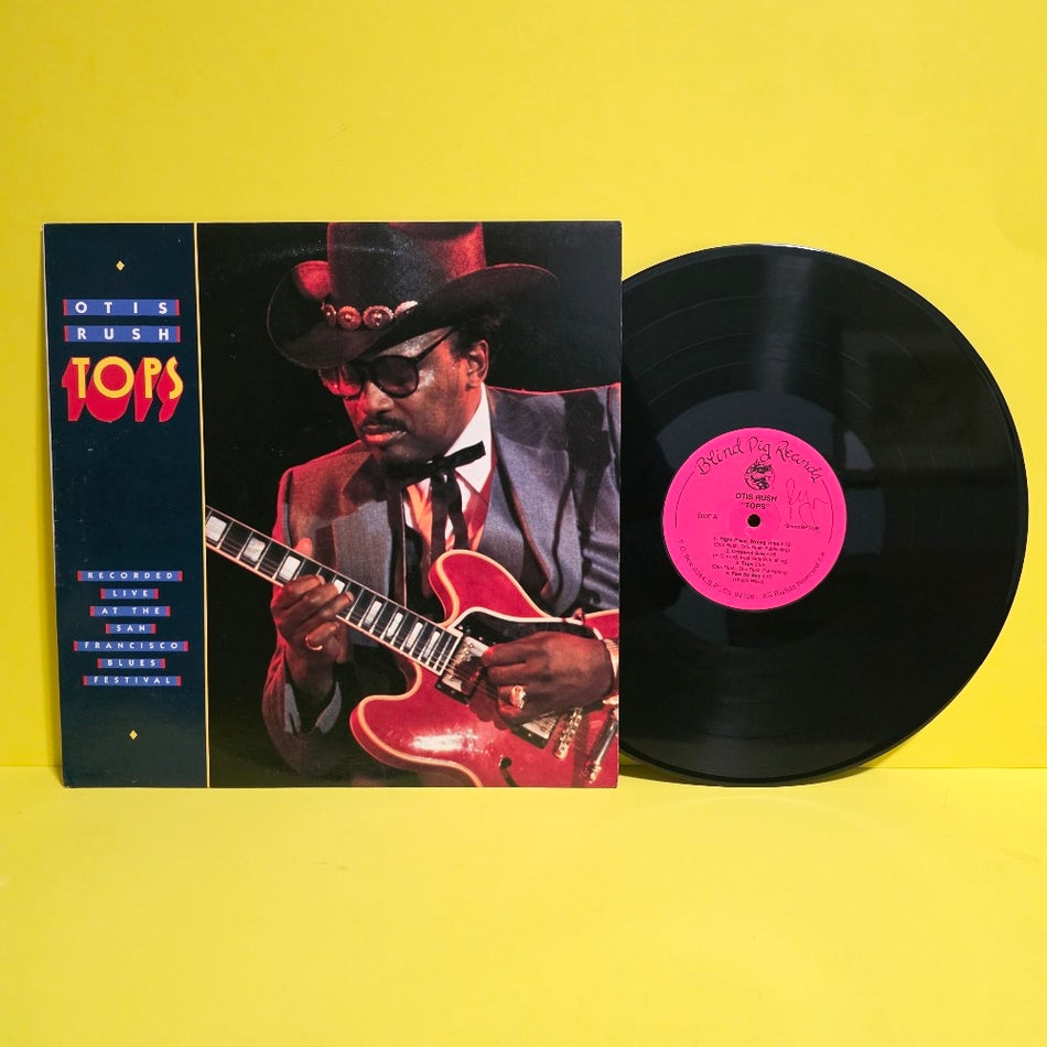 Otis Rush - Tops (Recorded Live At The San Francisco Blues Festival) - 1988 - BP 3188 - Used - NM - Vinyl