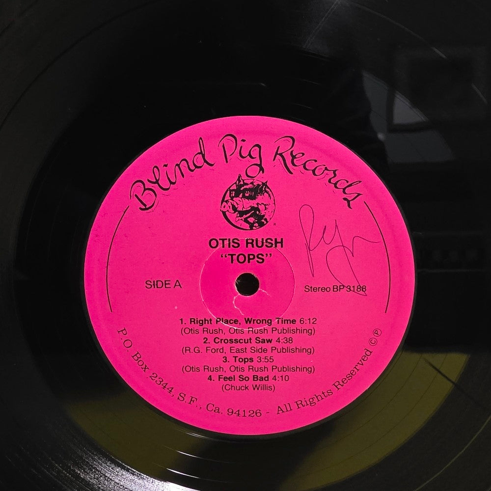 Otis Rush - Tops (Recorded Live At The San Francisco Blues Festival) - 1988 - BP 3188 - Used - NM - Vinyl
