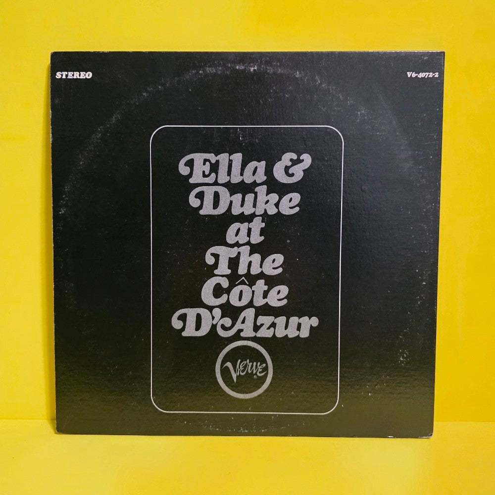 Ella Fitzgerald And Duke Ellington  - Ella & Duke At The Cote D'Azur - 1967 - V6-4072-2 - Used - VG++ - Vinyl