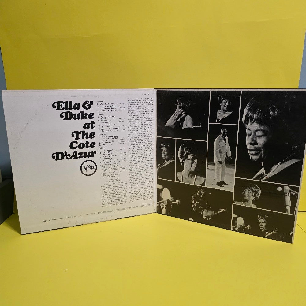 Ella Fitzgerald And Duke Ellington  - Ella & Duke At The Cote D'Azur - 1967 - V6-4072-2 - Used - VG++ - Vinyl
