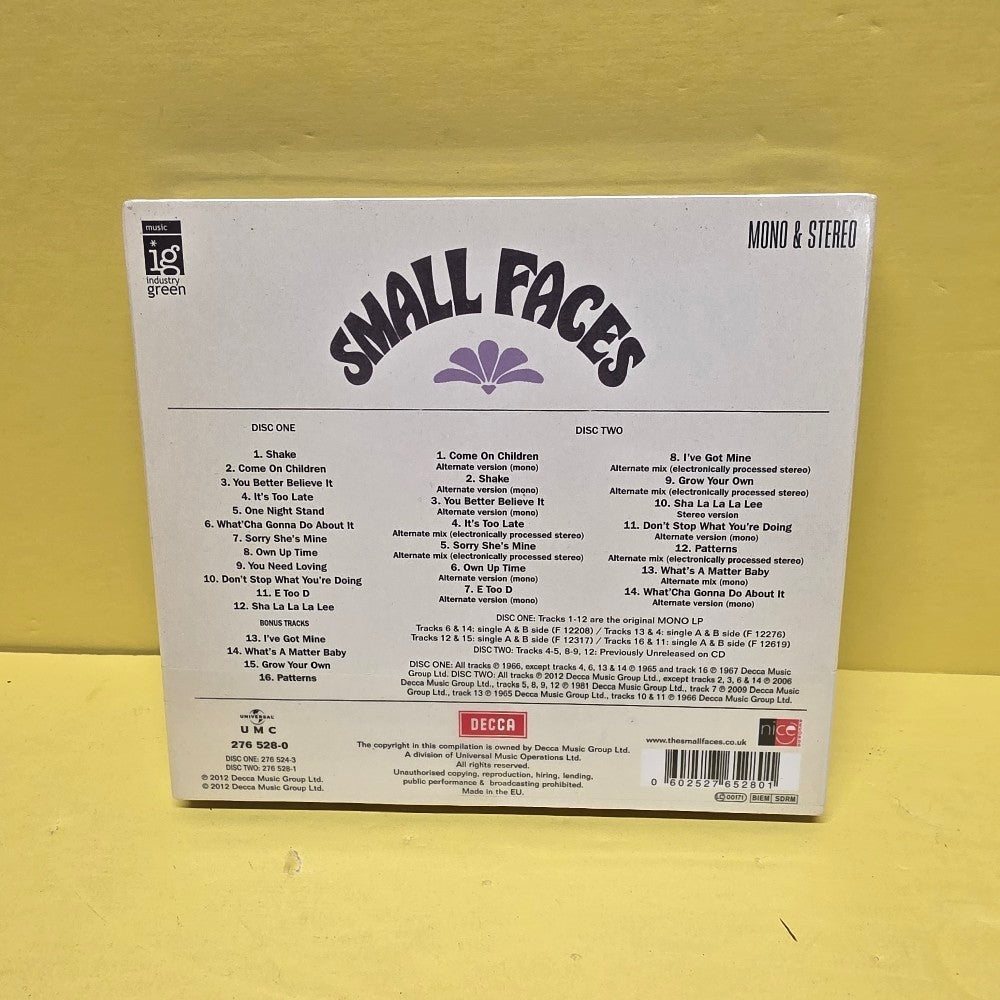 Small Faces - Small Faces - 2012 - 276 528-0 - New - Sealed - CDs