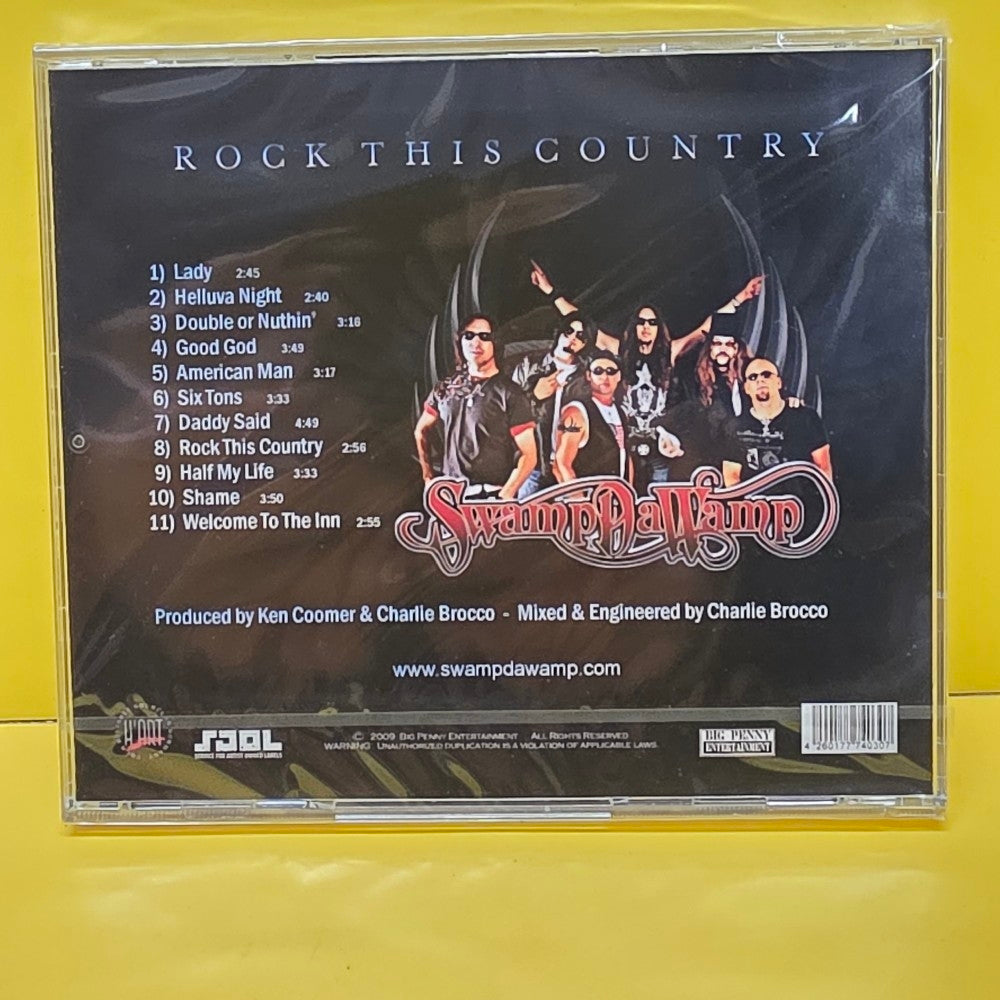 Lot #00163 - Swampdawamp - Rock This Country - 2009 - SAOL 030 - New - Sealed - Wholesale