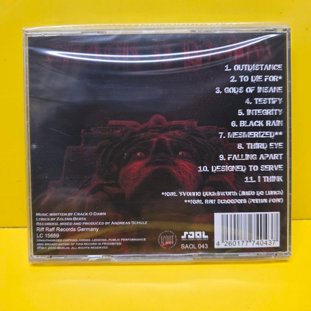 Lot #00172 - Crack O Dawn - Gods Of Insane - 2010 - SAOL 043 - New - Sealed - Wholesale