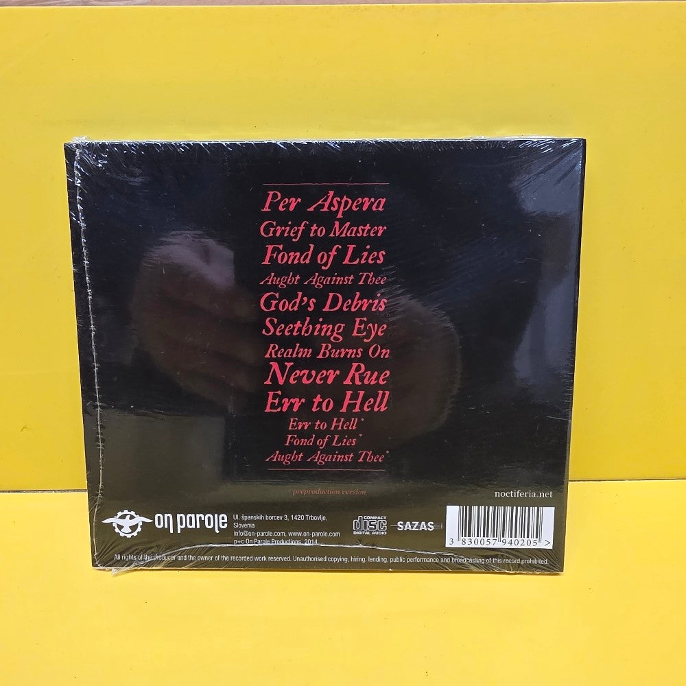 Lot #00173 - Noctiferia - Per Aspera - 2014 - OPP-CD-028 - New - Sealed - Wholesale