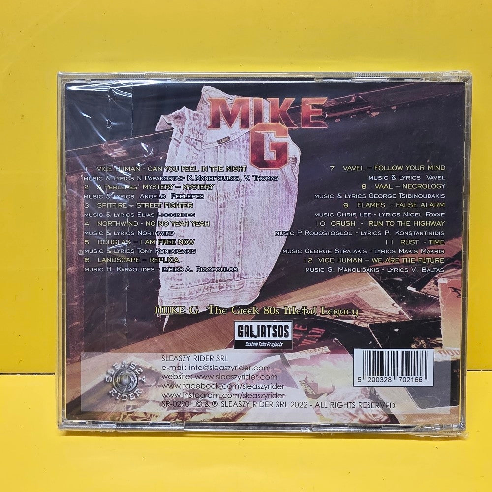 Lot #00176 - Mike G.  - The Greek 80's Metal Legacy - 2022 - SR-0290 - New - Sealed - Wholesale