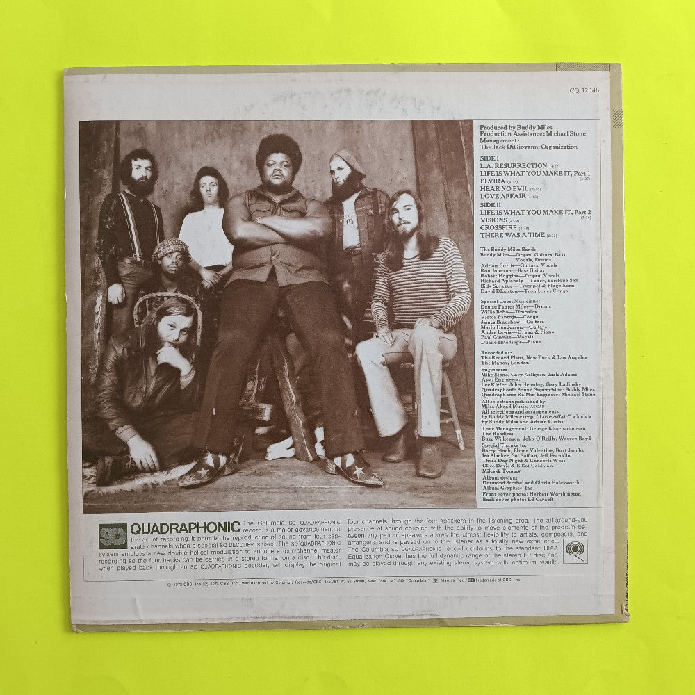 Buddy Miles - Chapter VII QUAD - 1973 - CQ 32048 - Used - VG++ - Vinyl
