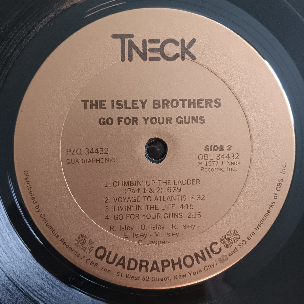 The Isley Brothers - Go For Your Guns QUAD - 1977 - PZQ 34432 - Used - VG+ - Vinyl