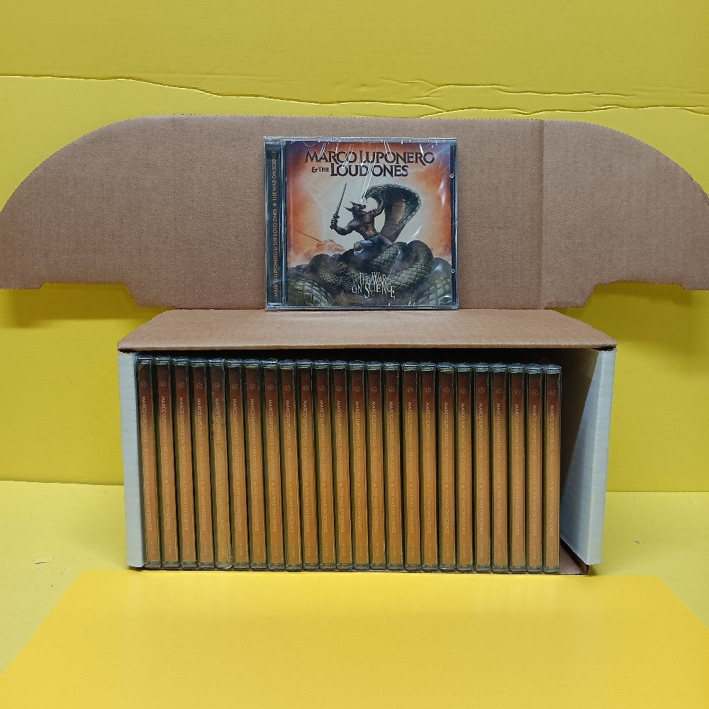 Lot #00186 - Marco Luponero & The Loud Ones - The War On Science - 2023 - SR-0308 - New - Sealed - Wholesale
