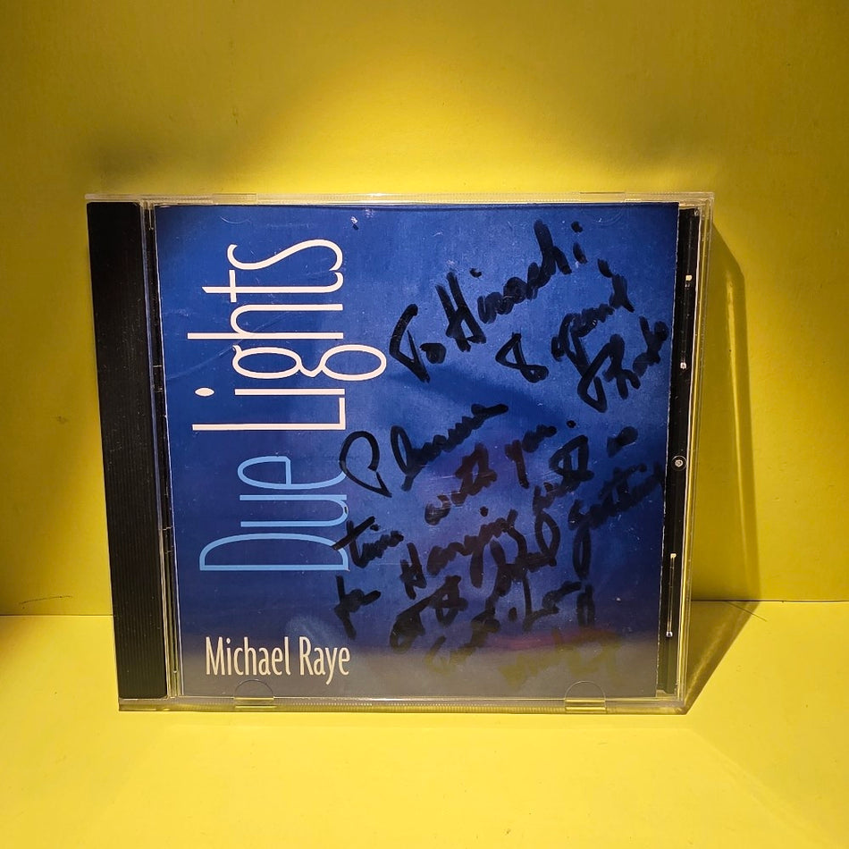 Michael Raye - Due Lights / Autographed  - 1996 - DLMR001 - Used - VG++ - CDs