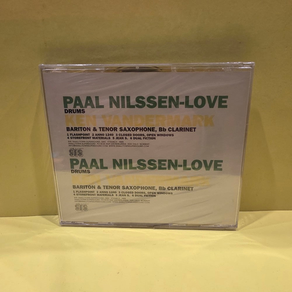 Peal Nilssen / Ken Vandermark - Duel Pleasure - 2002 - STS68CD - New - Sealed - CDs