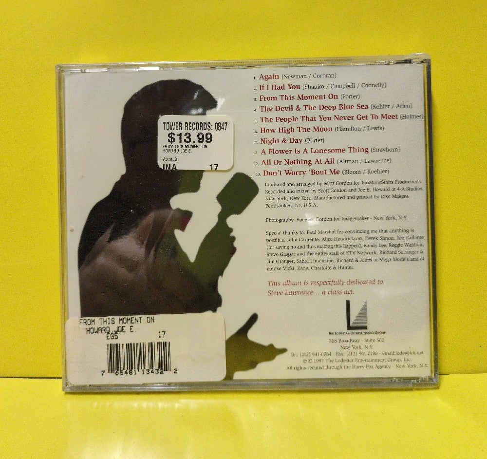 Joe E. Howard - From This Moment On - 1997 - STA017 - New - Sealed - CDs