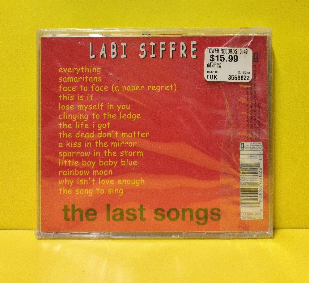 Labi Siffre - The Last Songs - 2006 - 356 8822 - New - Sealed - CDs - UK Import