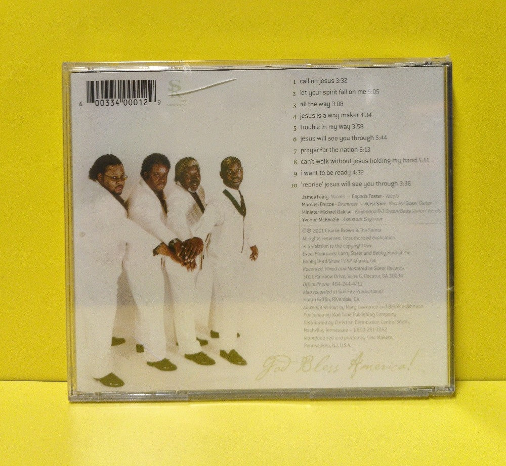 Charlie Brown & The Saints - Jesus Will See You Through - 2001 - SRI0001 - New - Sealed - CDs