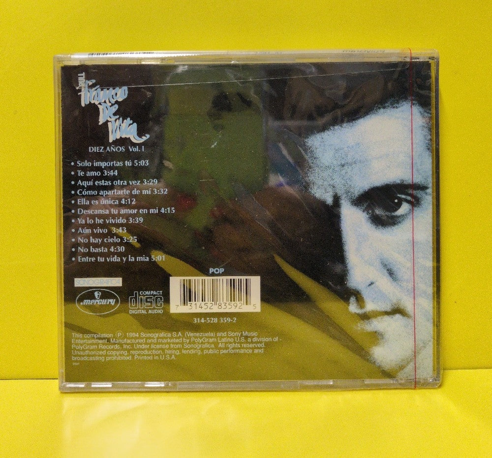 Franco De Vita - Diez Anos Vol. 1 - 1994 - 314 528 359-2 - New - Sealed - CDs