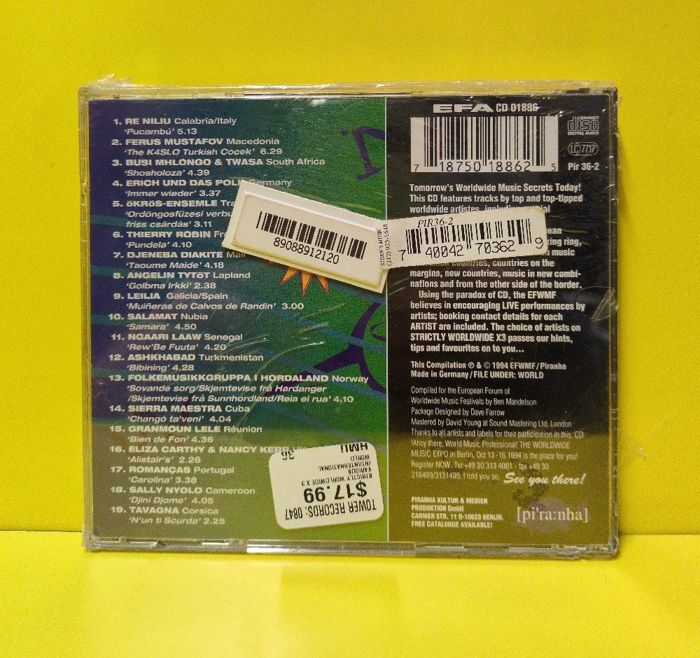 Various - Strictly Worldwide X3 - 1994 - Pir 36-2 - New - Sealed - CDs - Germany Import