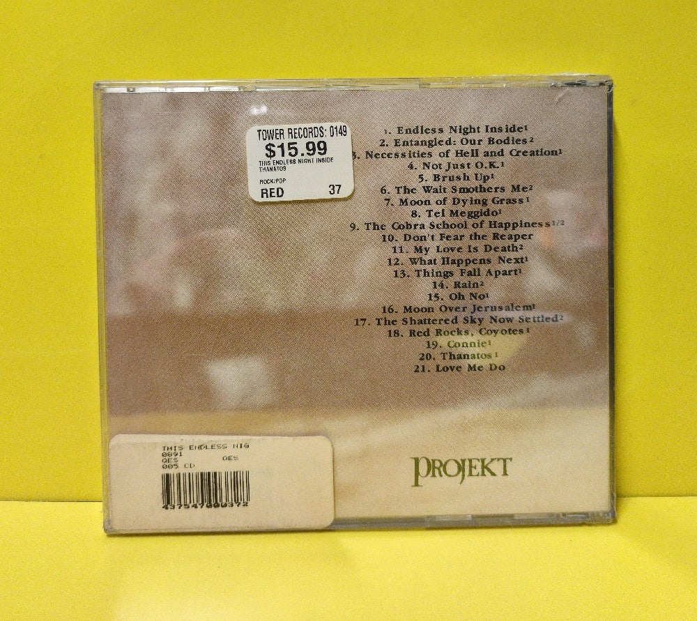 Thanatos - This Endless Night Inside - 1993 - PRO37 - New - Sealed - CDs