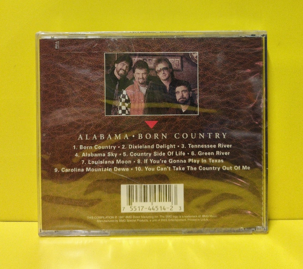 Alabama - Born Country    The Encore Collection - 1997 - 7 5517-44514-2 3 - New - Sealed - CDs