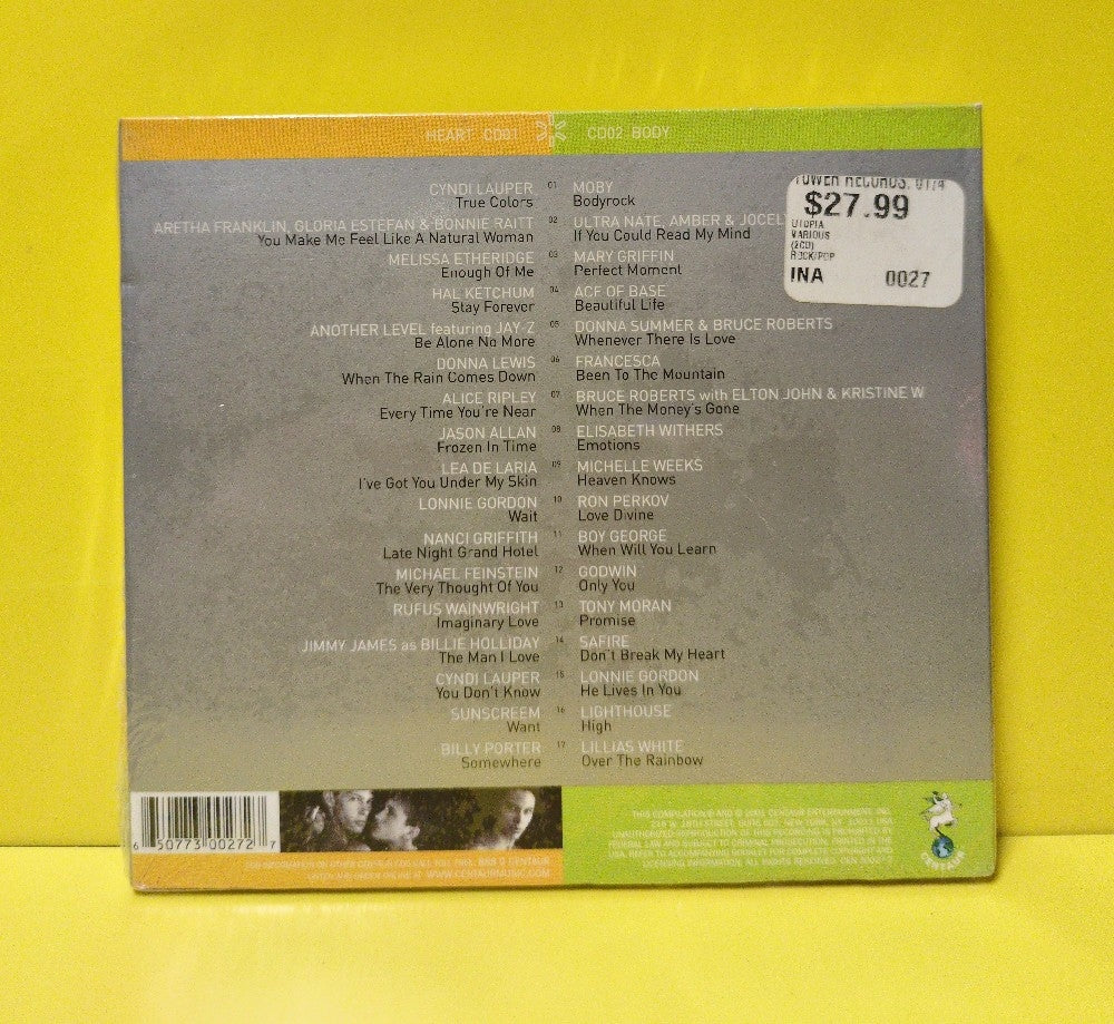 Various - Utopia - 2001 - CEN 027 - New - Sealed - CDs - 2xCD Set