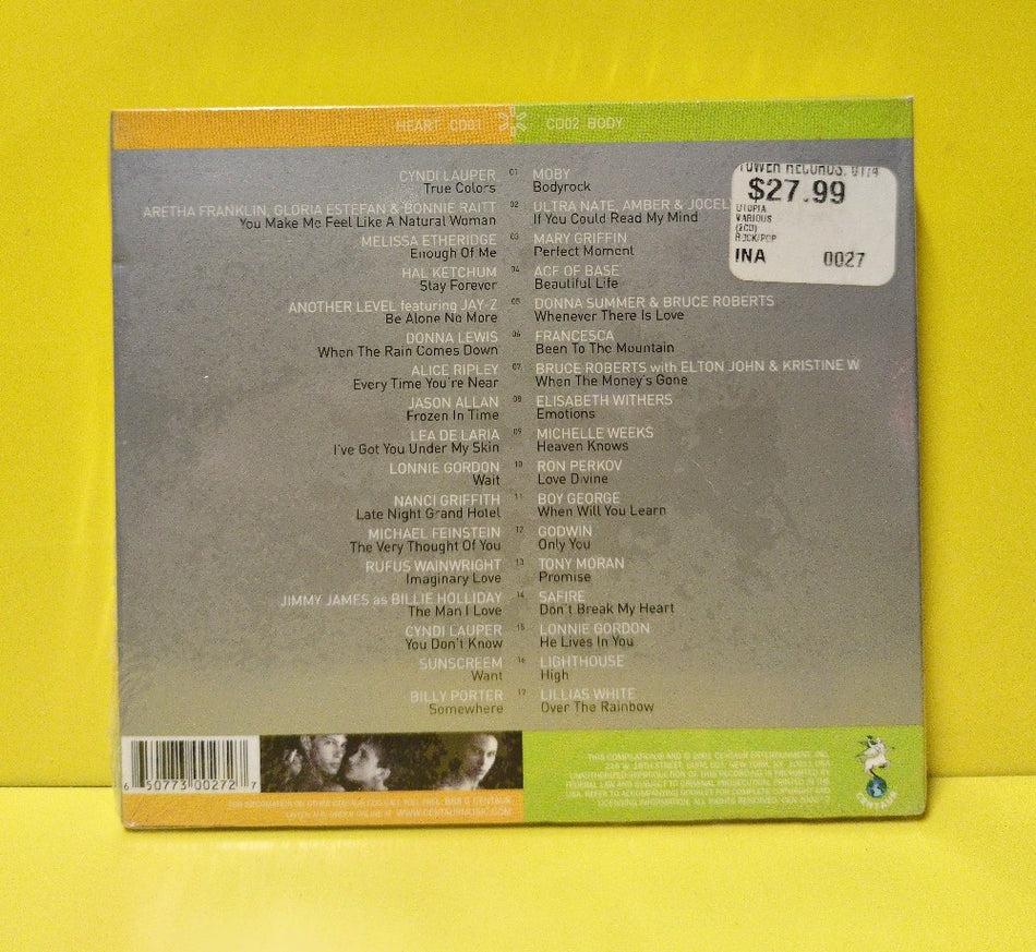 Various - Utopia - 2001 - CEN 027 - New - Sealed - CDs - 2xCD Set