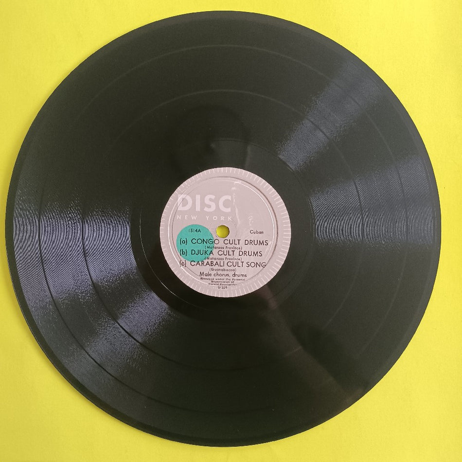 Various - Cuban Cult Music 10" 78 - 1947 - 1514 - Used - VG++ - Vinyl