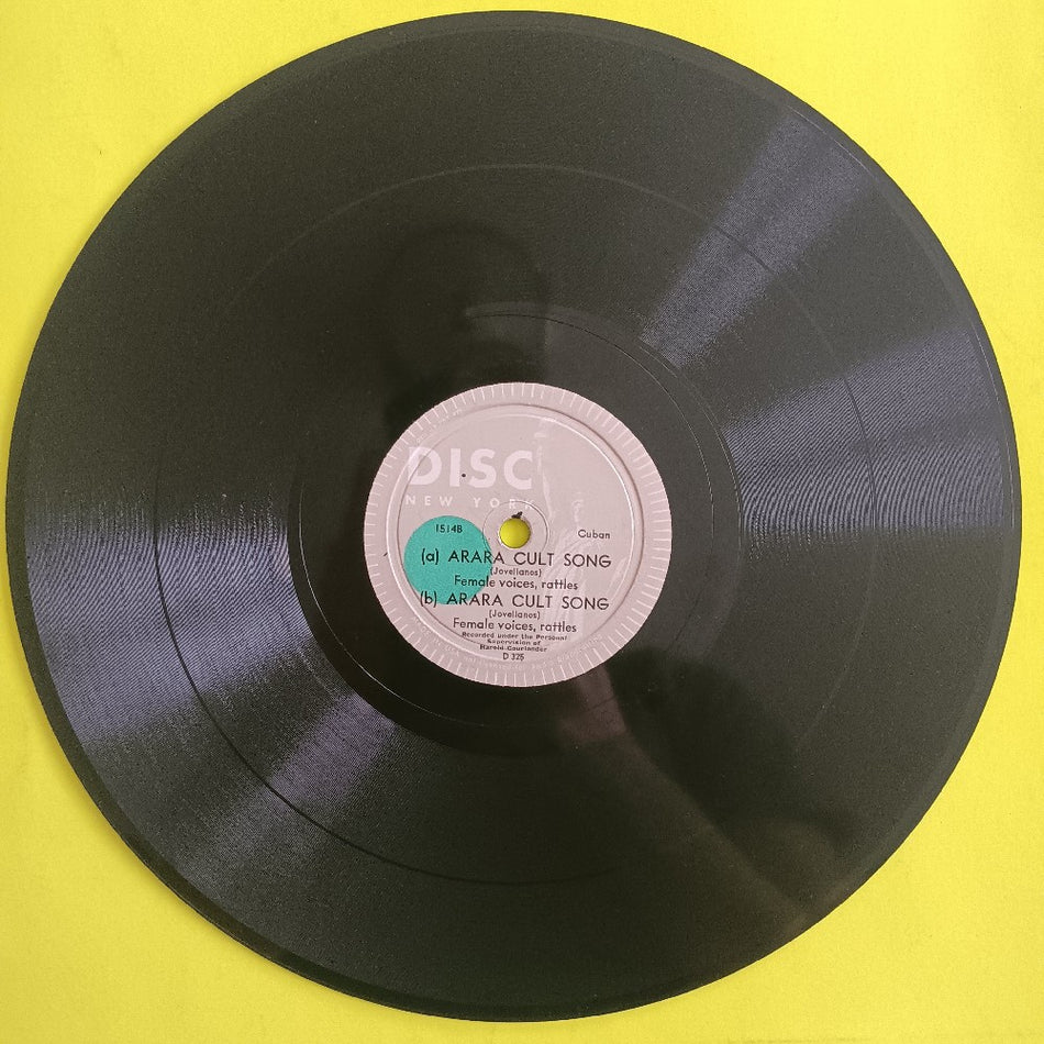 Various - Cuban Cult Music 10" 78 - 1947 - 1514 - Used - VG++ - Vinyl