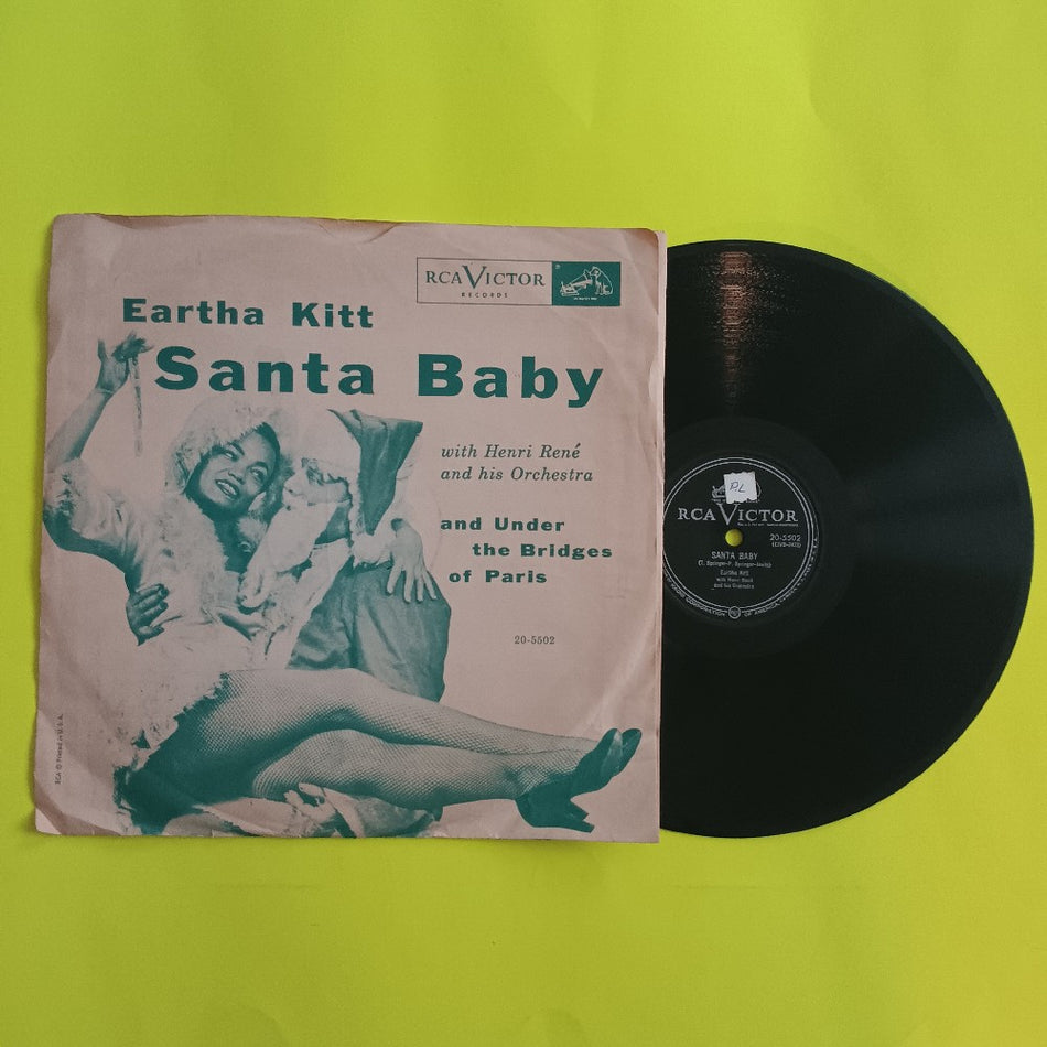 Eartha Kitt - Santa Baby 10" 78 - 1953 - 20-5502 - Used - VG++ - Vinyl