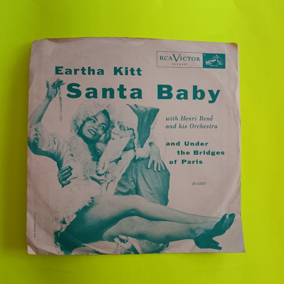Eartha Kitt - Santa Baby 10" 78 - 1953 - 20-5502 - Used - VG++ - Vinyl
